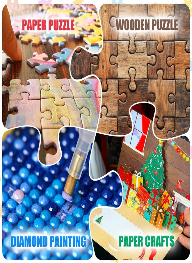 DecorRom Jigsaw Puzzle Glue Clear - 7oz Puzzle Saver Kit with Precision Applicator, Quick-Drying, Non-Toxic & Water-Soluble, for Puzzles up to 5000 Pieces, Ideal for Framing, Puzzle Accessories for Adults - Image 4
